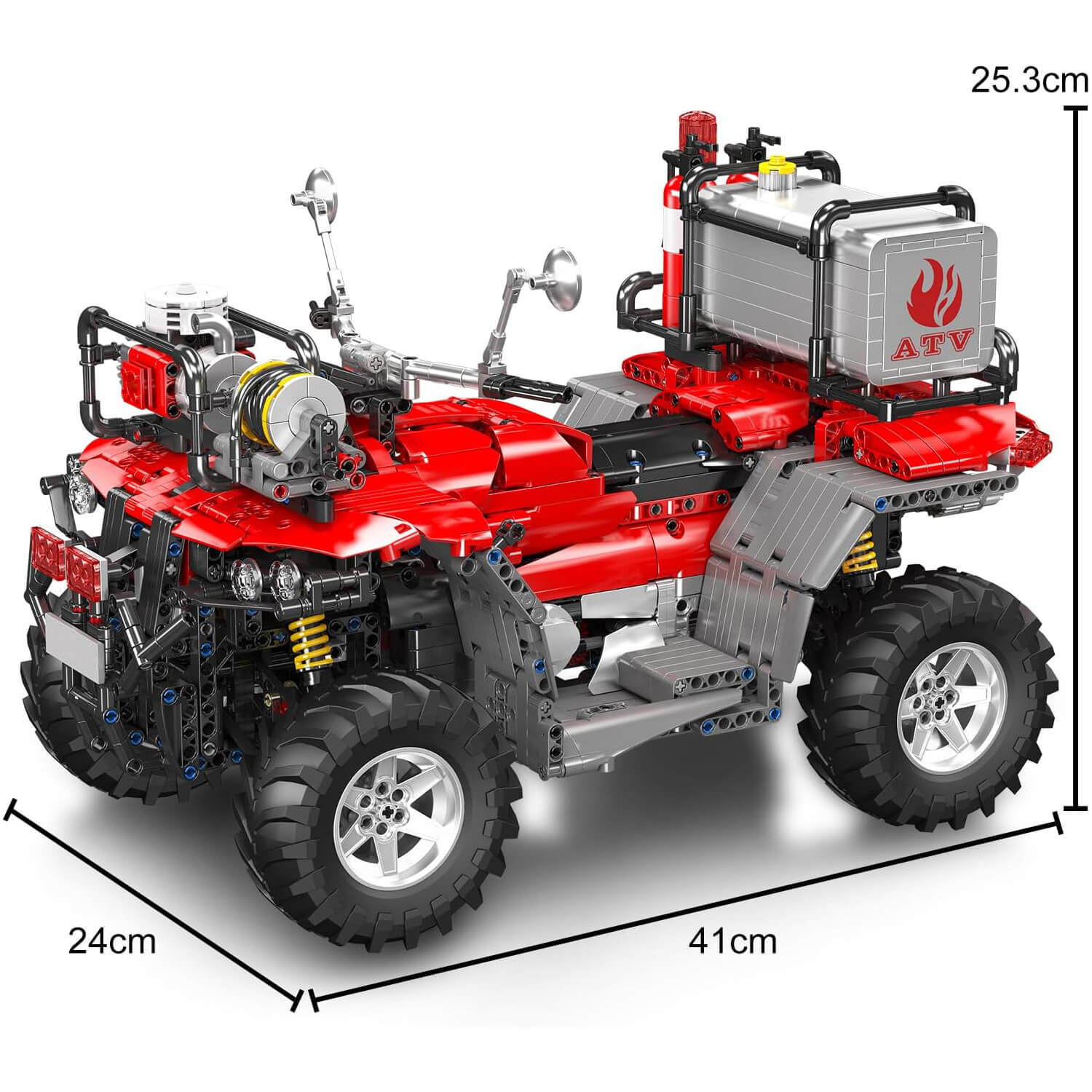 REMOTE CONTROLLED FIRE RESCUE ATV | 2099PCS