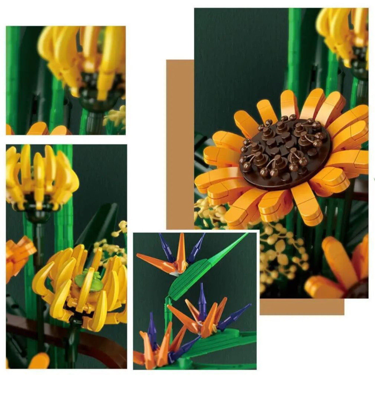 BIRD OF PARADISE & SUNFLOWERS | 1612PCS