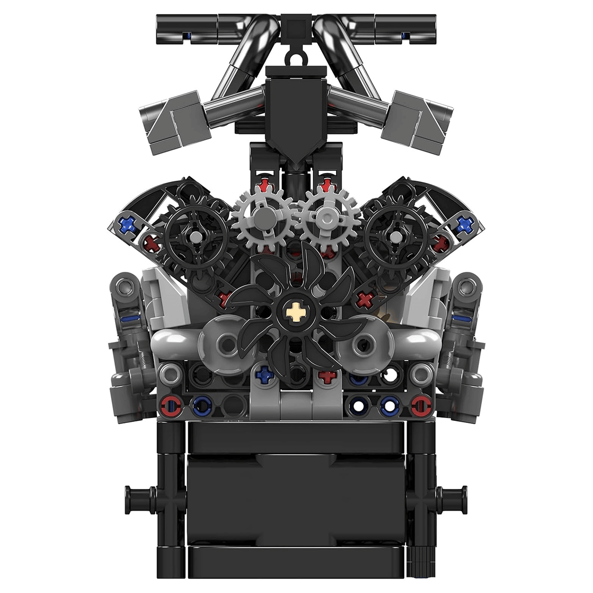 Motorised British Luxury V12 Engine 732pcs