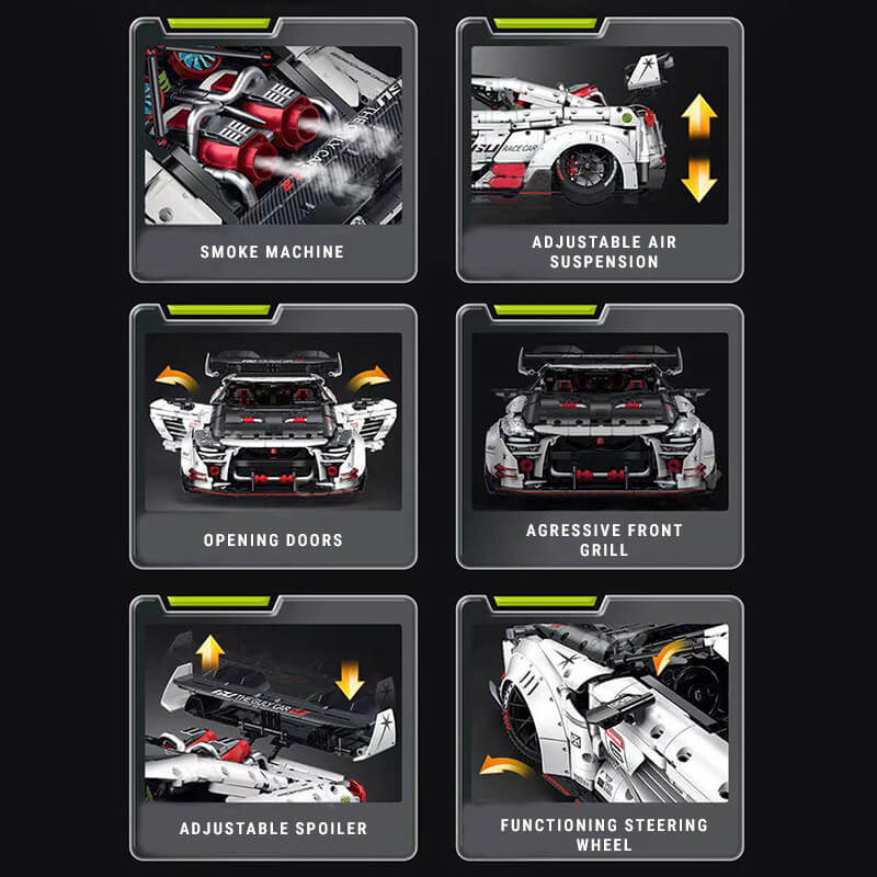 New Generation Stanced R35 Godzilla 3938pcs