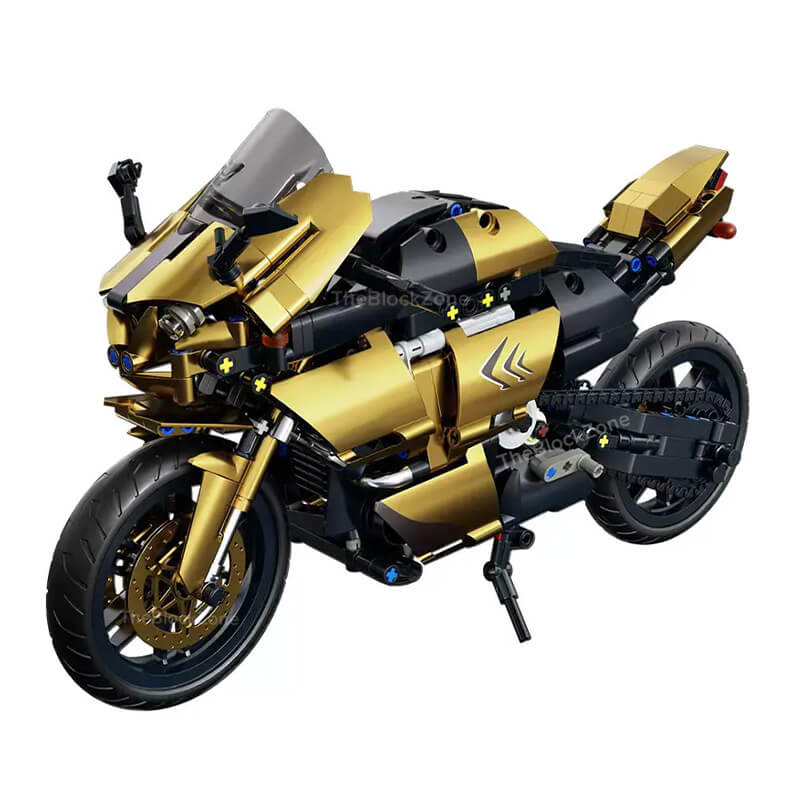 METALLIC GOLD SPORTS BIKE | 544PCS