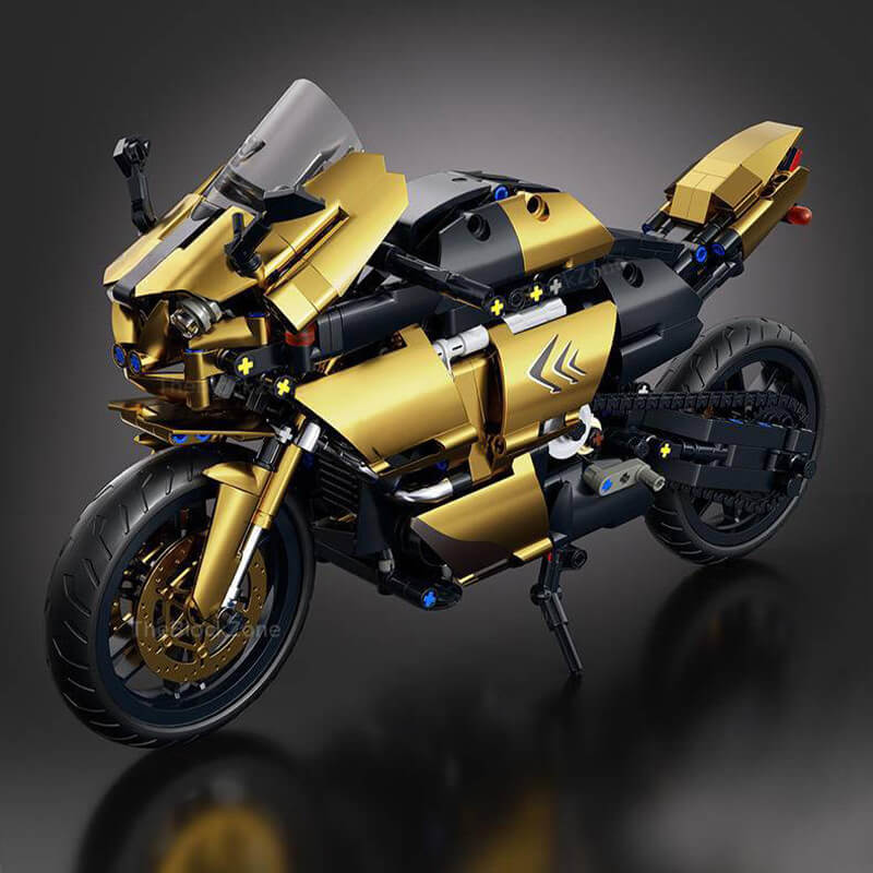 METALLIC GOLD SPORTS BIKE | 544PCS