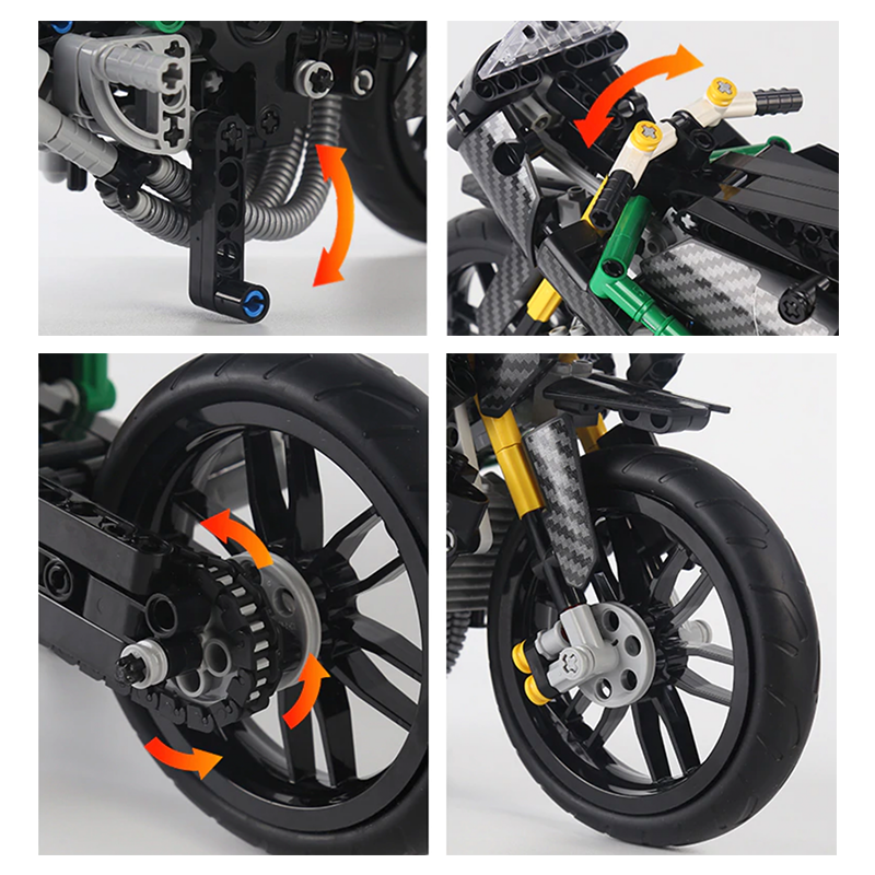 CARBON MOTORBIKE | 639PCS