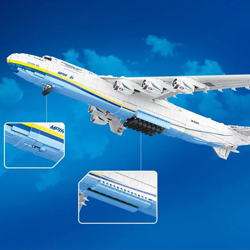 THE ULTIMATE ANTONOV 225 WITH STAND | 5349PCS