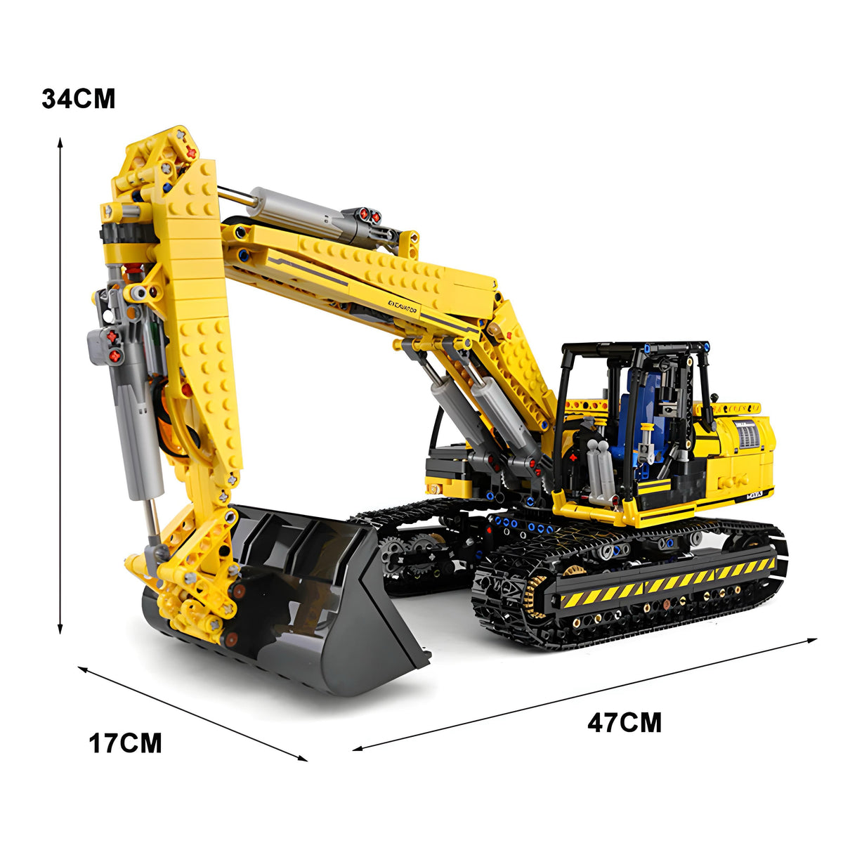 REMOTE CONTROLLED DIGGER | 1830PCS