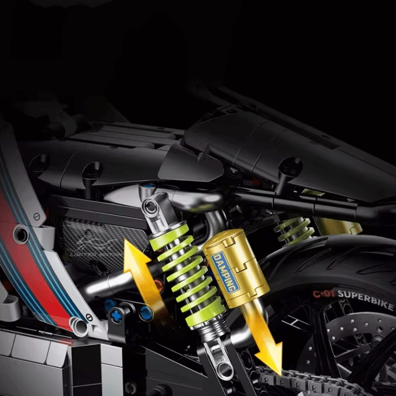 EXPLOSION MECHA SPORTS BIKE | 2615PCS