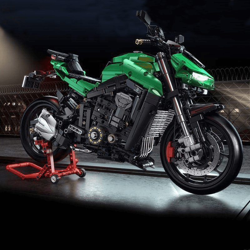 GREEN SAMURAI MOTORCYCLE | 2088PCS