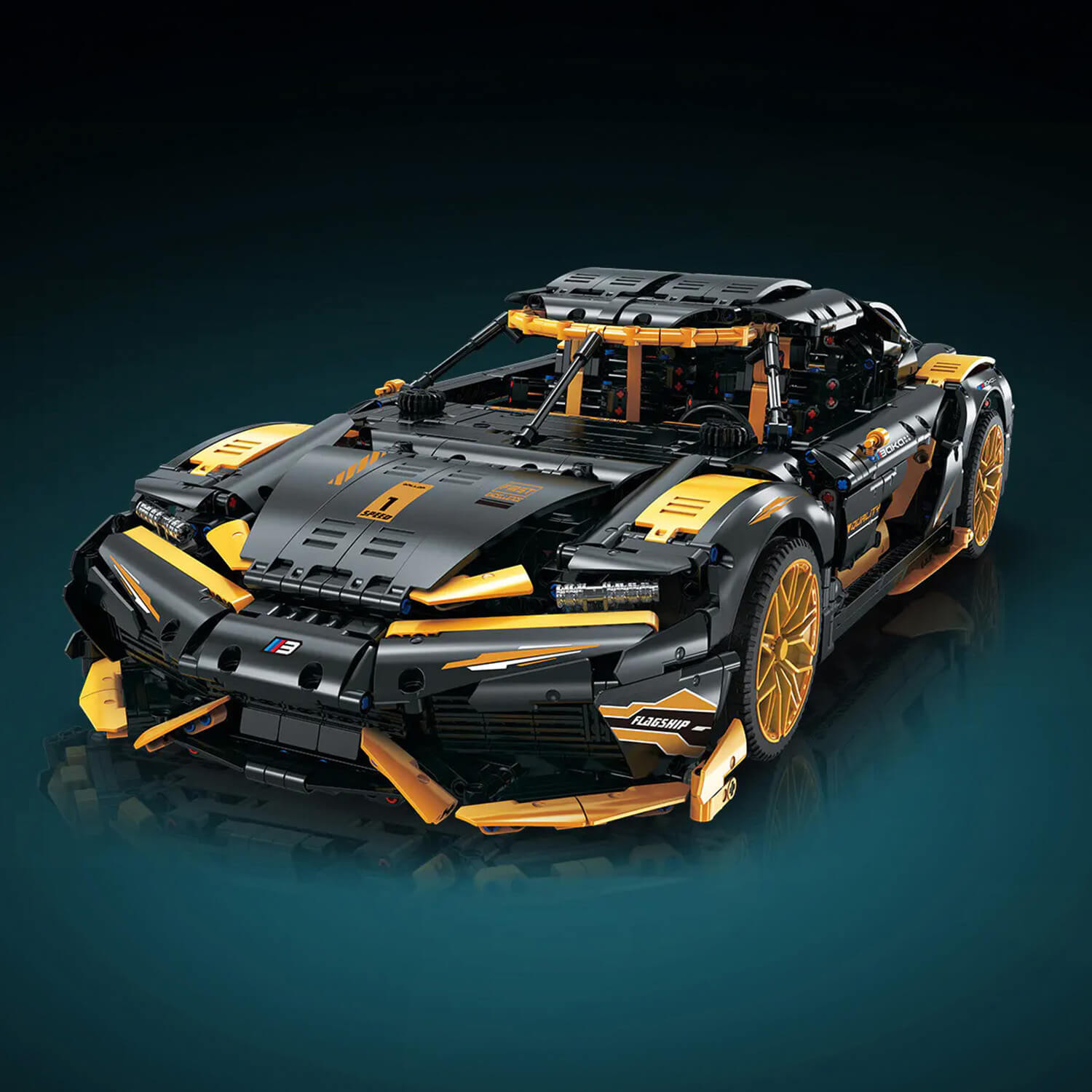 Electric German Supercar 2944pcs