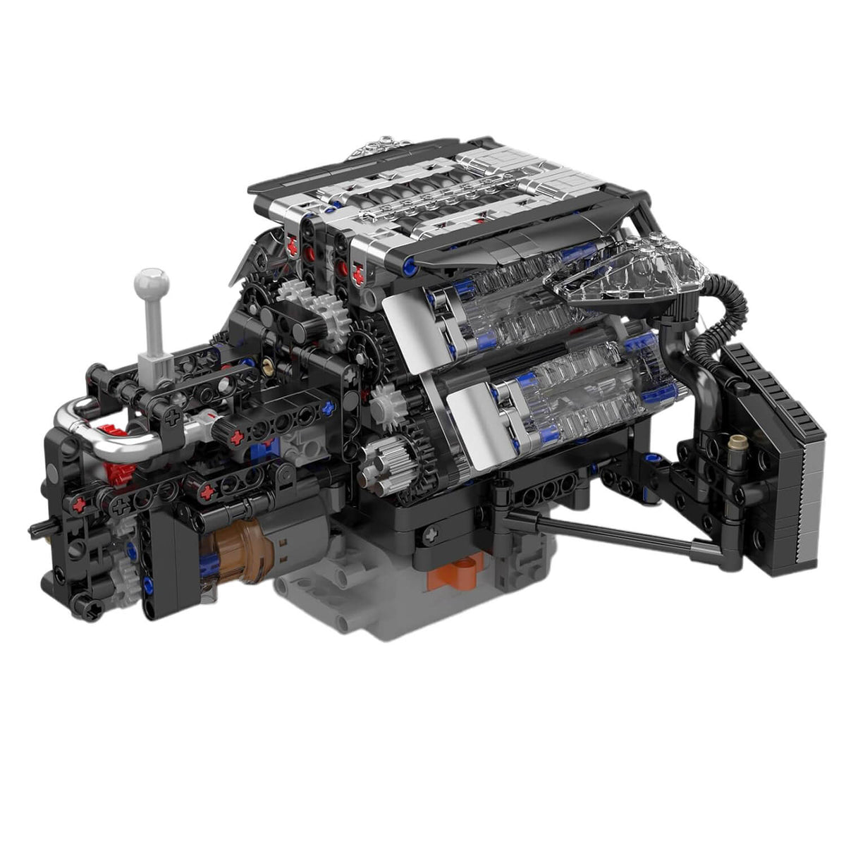 Twin Turbo W12 German Engine 870pcs