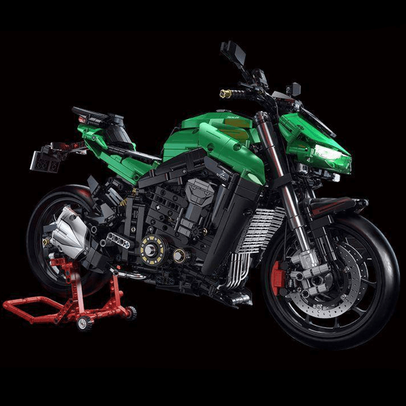 GREEN SAMURAI MOTORCYCLE | 2088PCS