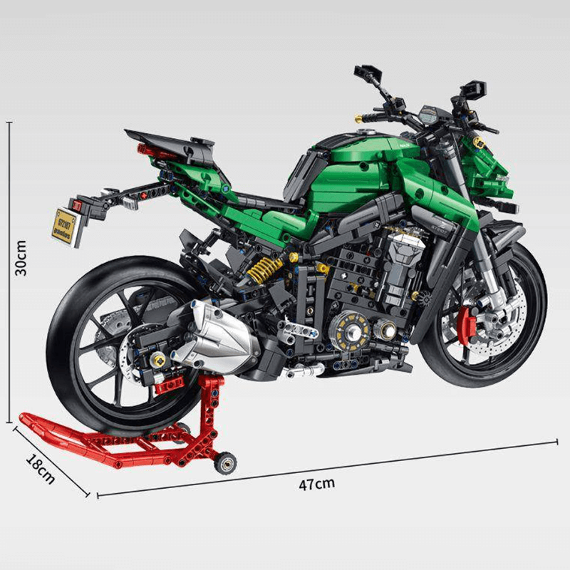 GREEN SAMURAI MOTORCYCLE | 2088PCS