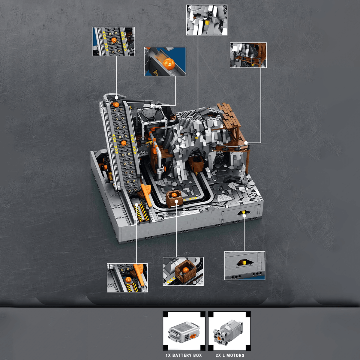 Motorised Mining GBC 3337pcs