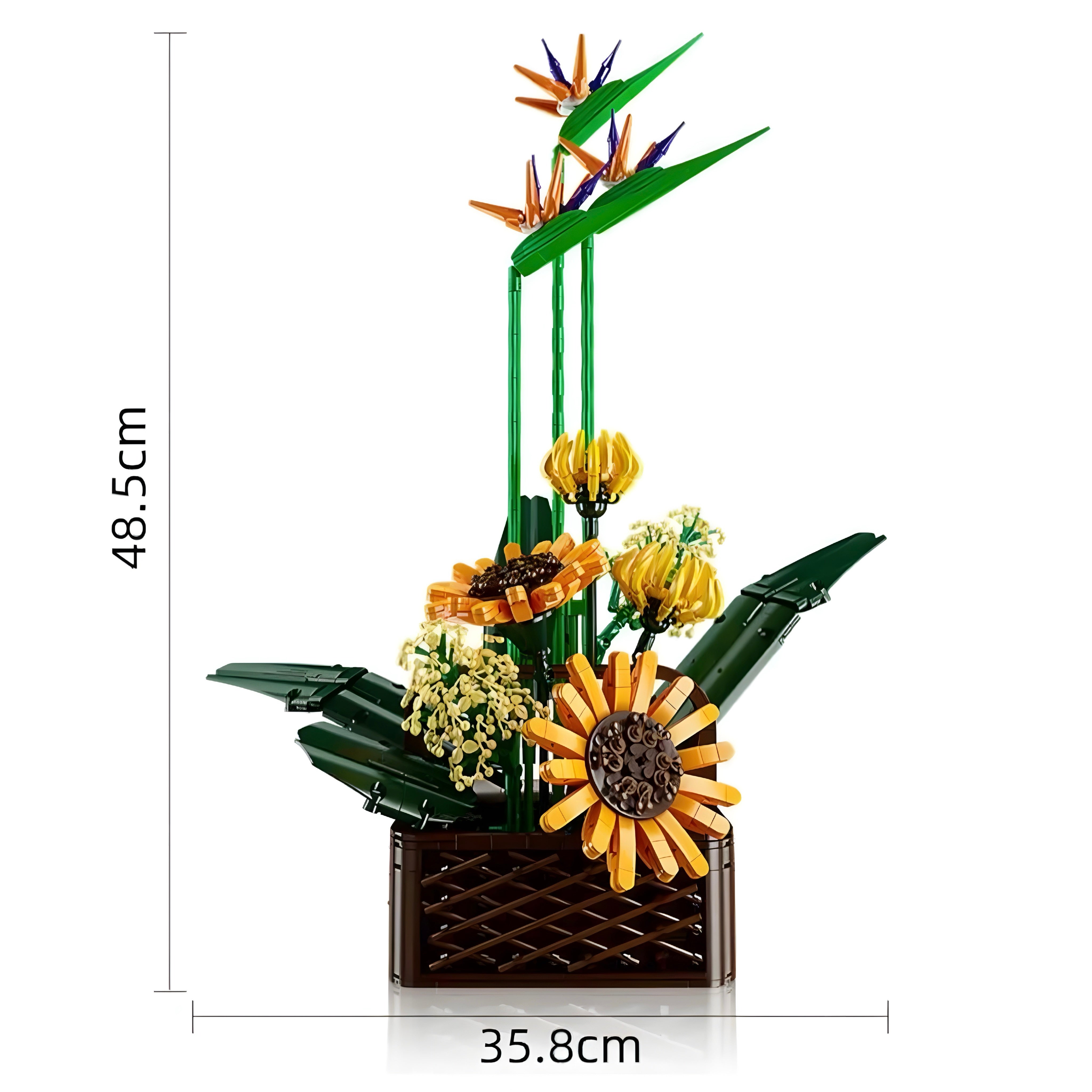 BIRD OF PARADISE & SUNFLOWERS | 1612PCS