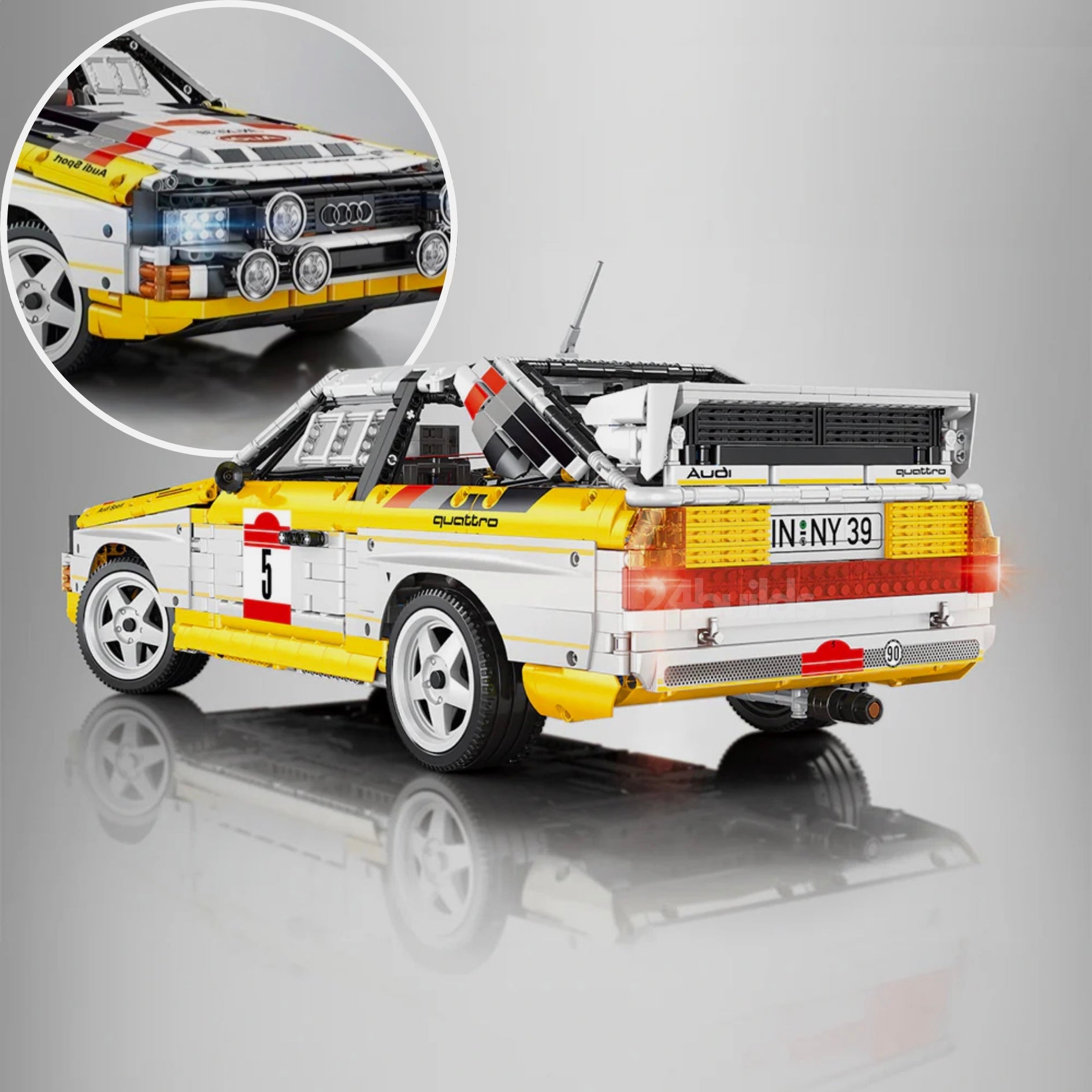 AUDI RALLY QUATTRO GROUP B 1984 | 3886PCS