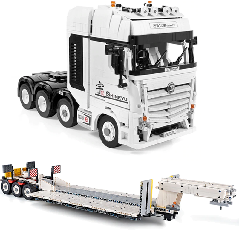 Remote Controlled Truck with Trailer 4458pcs